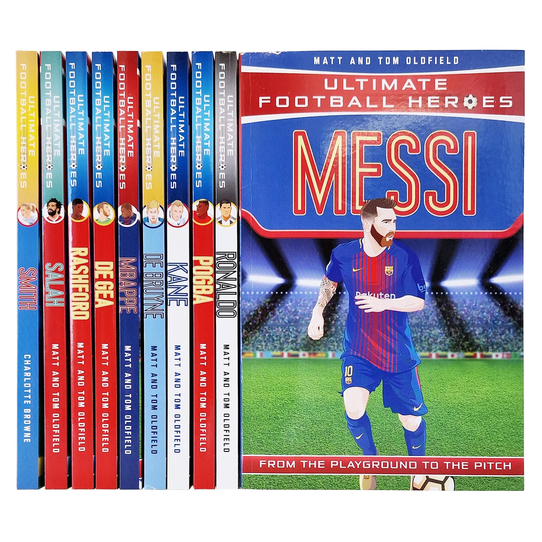 Ultimate Football Heroes Series By Matt & Tom Oldfield: 10 Books Collection  Set - Ages 7-12 - Paperback