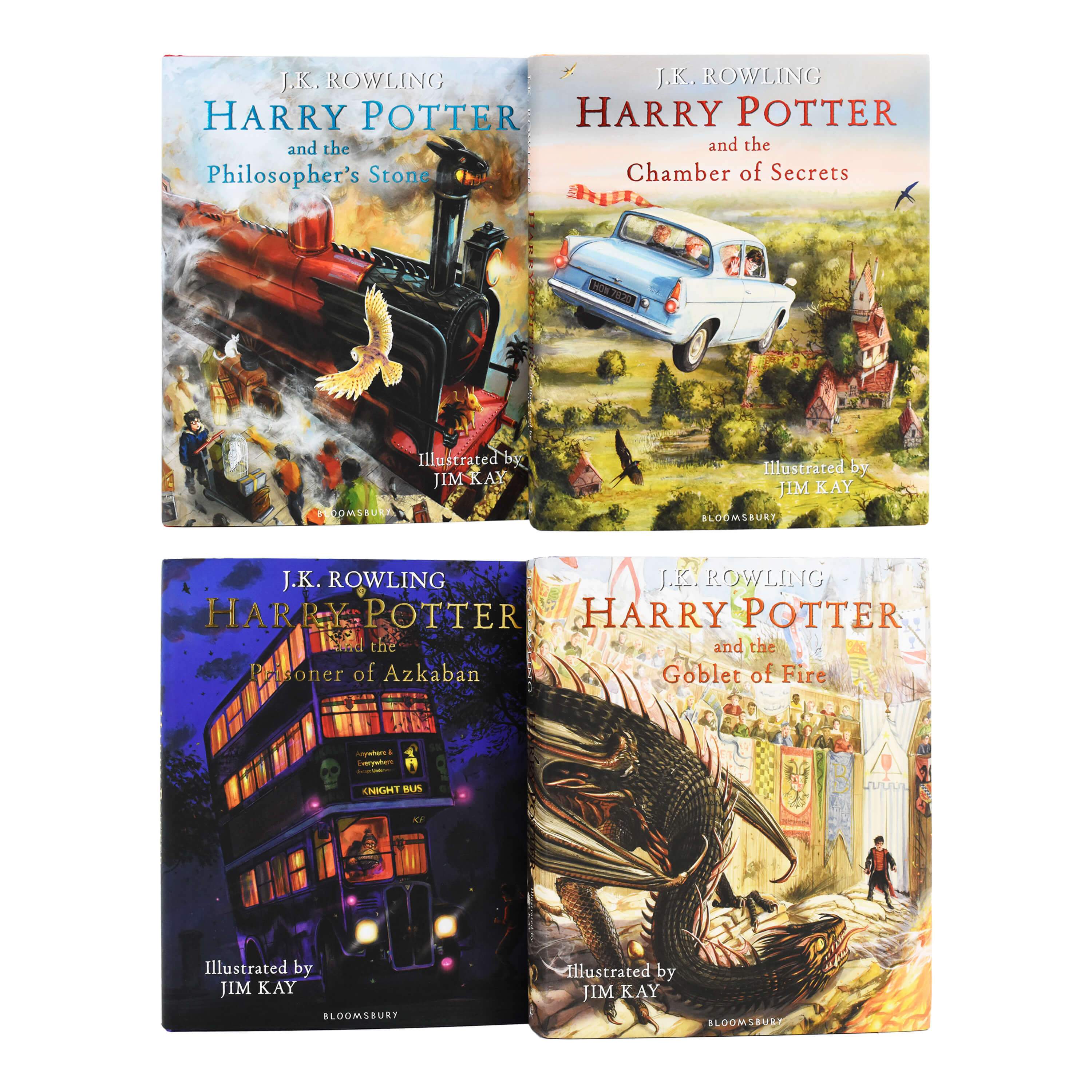 Harry Potter; The Illustrated Collection (Hardcover Box Set with Books  1-3), Volume 1-3 (Harry Potter Illustrated ) by Jim (Illustrated by) J. K.  (Author); Kay - 0 - from Adventures Underground (SKU: 879450)