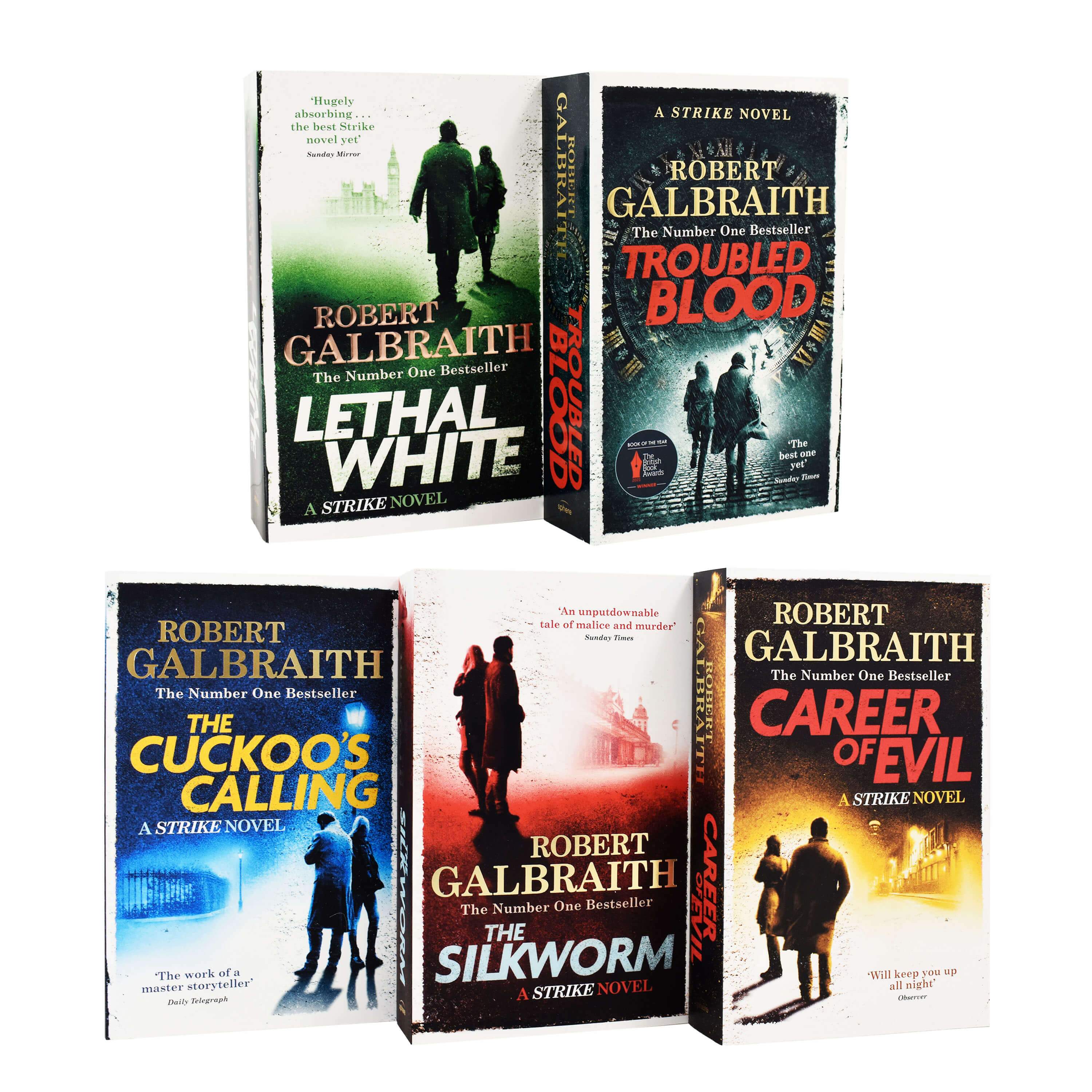 Cormoran Strike Series 1-6 Books Collection Set By Robert Galbraith Cuckoo's