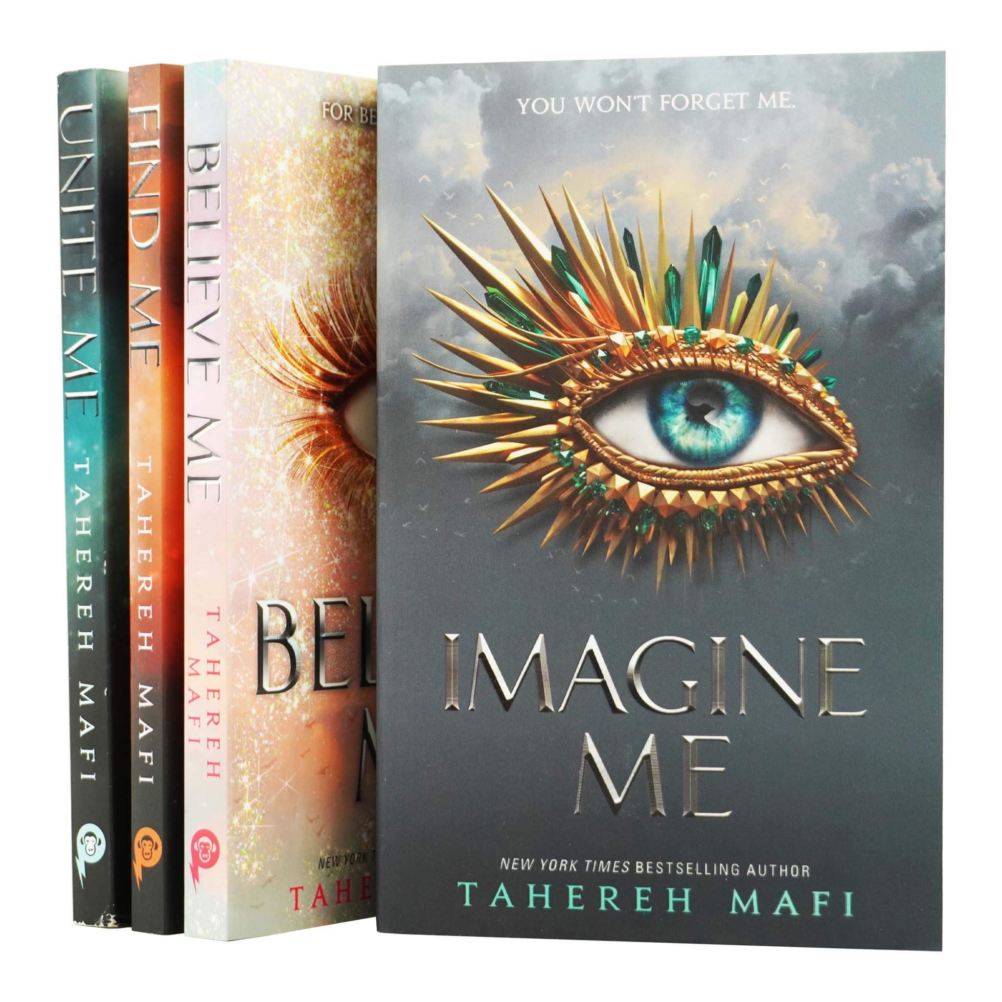 Shatter Me Series 4 Books Collection Set By Tahereh Mafi (Imagine Me, Find  Me, Unite Me, Believe Me) : Tahereh Mafi: : Videojuegos