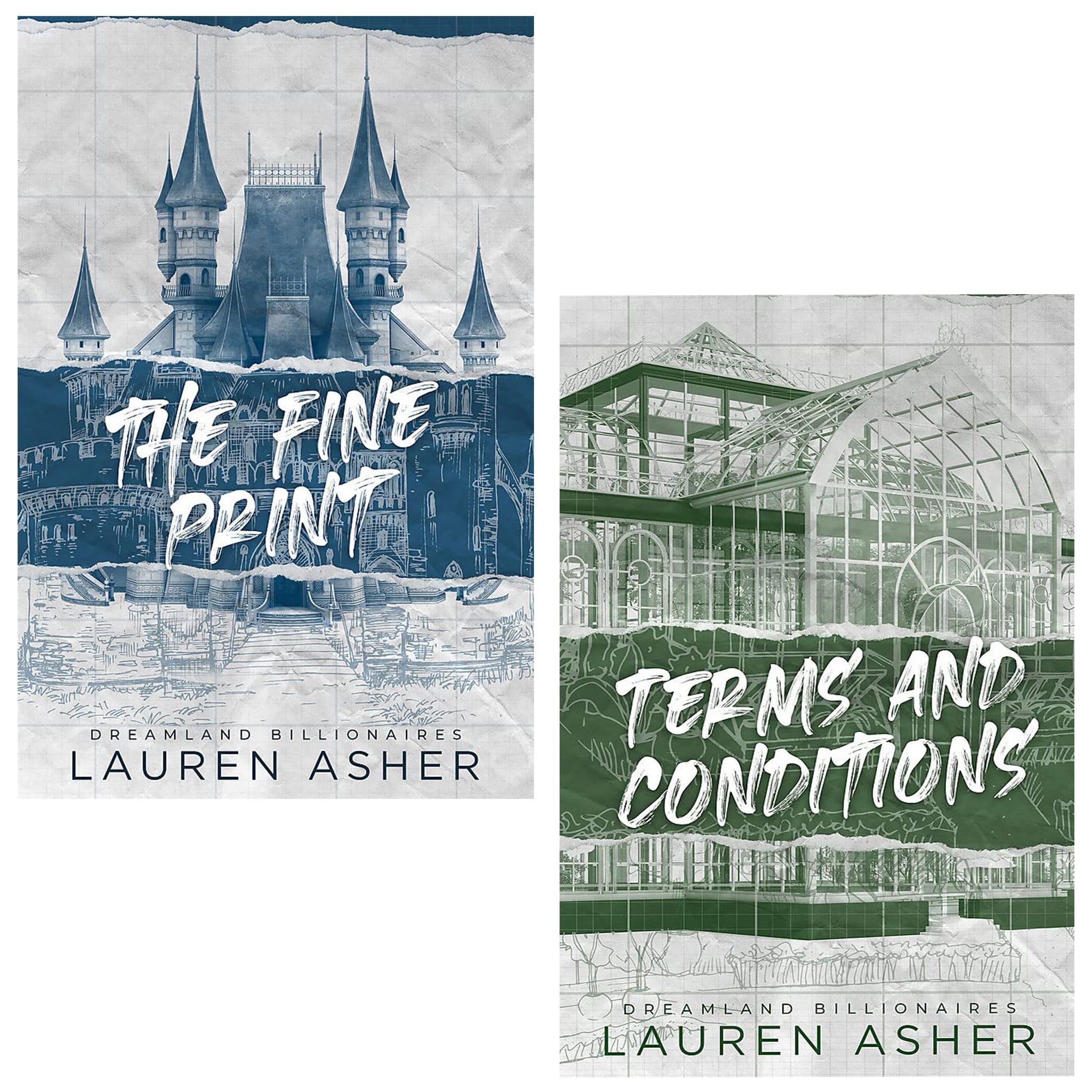 Lauren Asher Dreamland Billionaires Series Collection 3 Books Set (The Fine  Print)