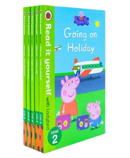 Peppa Pig Read It Yourself (Level 2) by Ladybird: 5 Books Collection Box Set - Ages 4+ - Hardback 0-5 Penguin