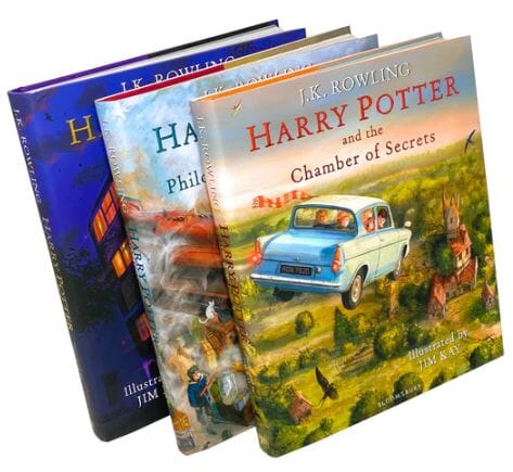 Harry Potter: The Illustrated Magical Classics By J.K. Rowling 3 Books Collection Box Set - Ages 7+ - Hardcover 9-14 Bloomsbury Publishing PLC