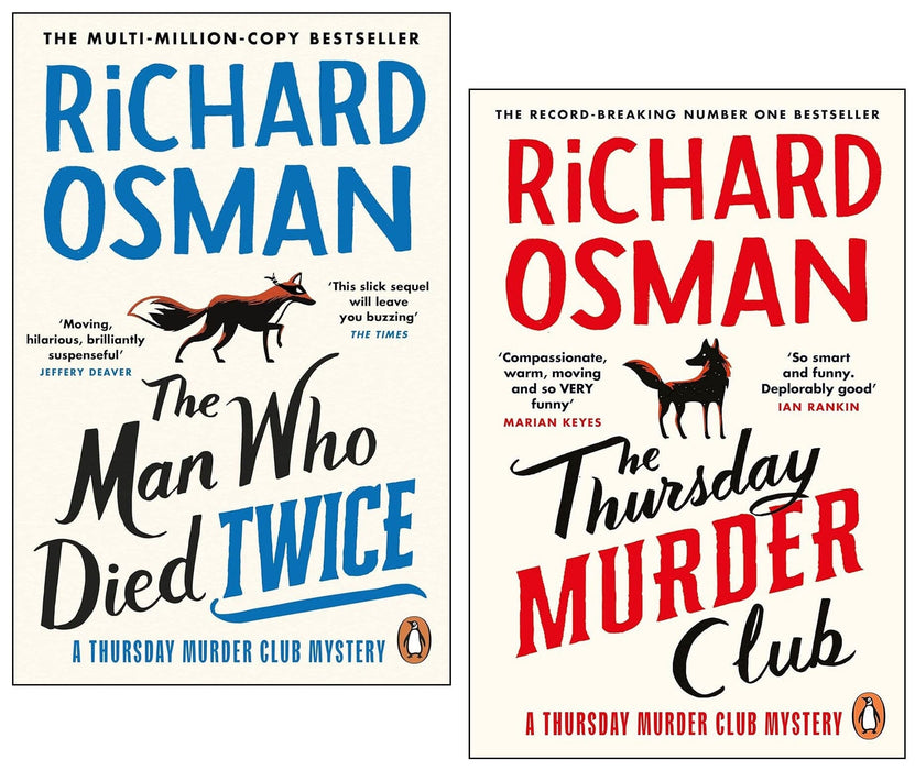 Thursday Murder Club by Richard Osman: 2 Books Collection Set - Fiction - Paperback Fiction Penguin