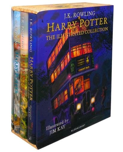 Harry Potter: The Illustrated Magical Classics By J.K. Rowling 3 Books Collection Box Set - Ages 7+ - Hardcover 9-14 Bloomsbury Publishing PLC