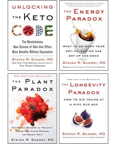 Paradox Collection (Plant, Unlocking the Keto Code, Energy & Longevity) 4 Books Set By Dr. Steven R Gundry, MD - Non Fiction - Hardback Non-Fiction HarperCollins Publishers