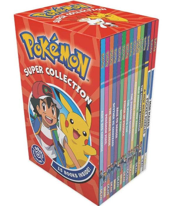 Pokemon Super Collection By Tracey West: 15 Books Collection Box Set - Ages 5-8 - Paperback 5-7 Hachette