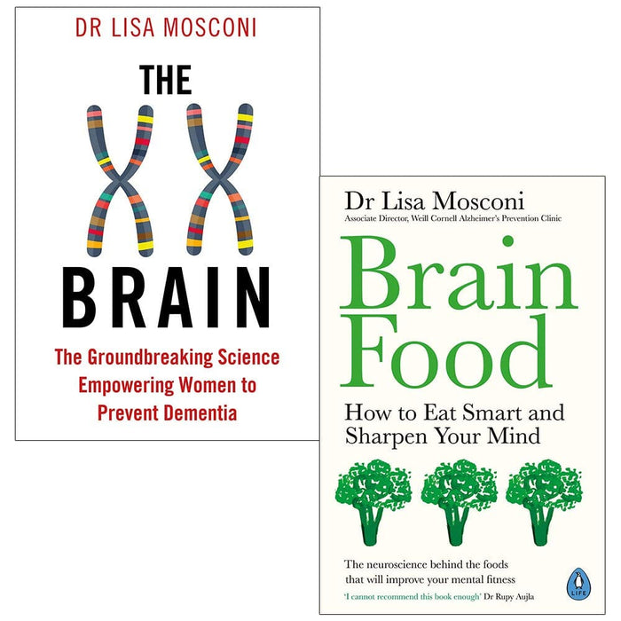 The XX Brain & Brain Food by Dr. Lisa Mosconi 2 Books Collection Set - Non Fiction - Paperback Non-Fiction Atlantic Books