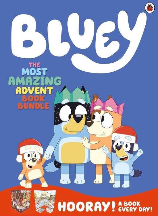 Bluey: The Most Amazing Christmas Advent Book Bundle Box - Ages 3+ Paperback 0-5 Penguin