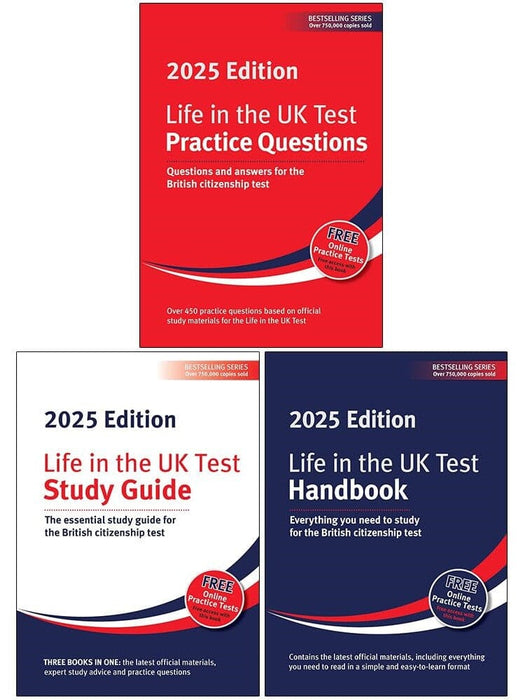 Life in the UK Test 2025 By Henry Dillon and Alastair Smith 3 Books Collection Set - Non Fiction - Paperback Non-Fiction Red Squirrel Publishing