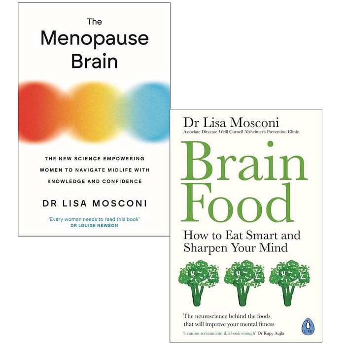 The Menopause Brain & Brain Food by Dr. Lisa Mosconi 2 Books Collection Set - Non Fiction - Paperback Non-Fiction Atlantic Books