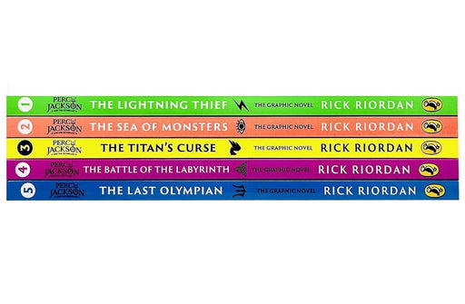 Percy Jackson Graphic Novels By Robert Venditti 1-5 Books Collection Set - Ages 8-15 - Paperback 9-14 Penguin