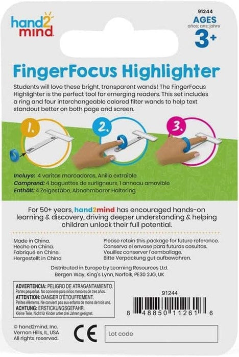 FingerFocus® Highlighters: By Learning Resources - Ages 3+ - Educational Toys 3-5 Learning Resources