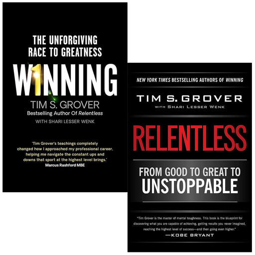 Winning Series By Tim Grover (Relentless & Winning) 2 Books Collection Set - Non Fiction - Paperback Non-Fiction Simon & Schuster