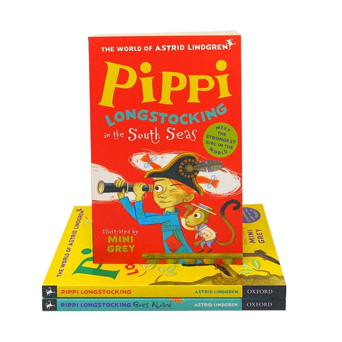 Pippi Longstocking Series By Astrid Lindgren 3 Books Collection Set — Books2door