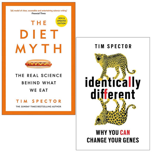 The Diet Myth & Identically Different: by Professor Tim Spector 2 Books Collection Set - Non Fiction - Paperback Non-Fiction Hachette