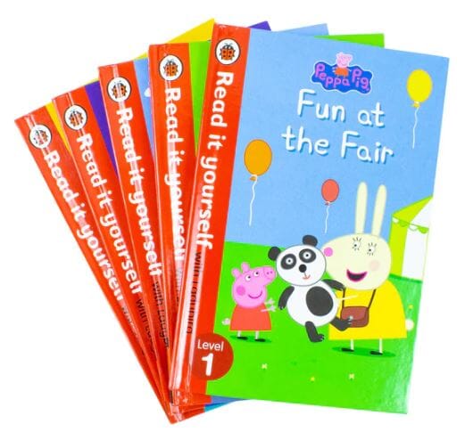 Peppa Pig Read It Yourself (Level 1) by Ladybird: 5 Books Collection Box Set - Ages 3+ - Hardback 0-5 Penguin