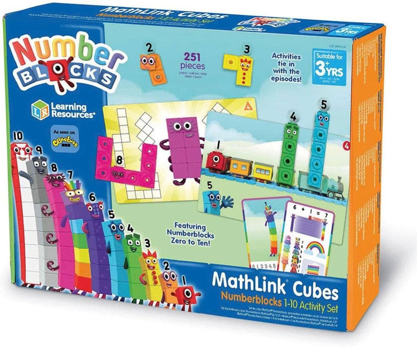 MathLink Cubes Numberblocks 1-10 Activity Set by Learning Resources - Ages 3+ 0-5 Learning Resources