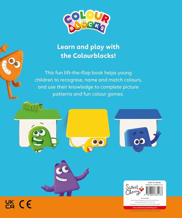 Colourblocks Colour Play: A Lift-the-Flap Book By Sweet Cherry Publishing - Ages 3-5 - Board book 3-5 Sweet Cherry Publishing