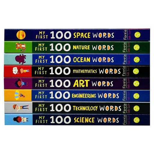 My First STEAM + Words Library By Chris Ferrie: 8 Books Collection Boxed Set - Ages 1-5 - Board Book 0-5 Sourcebooks, Inc