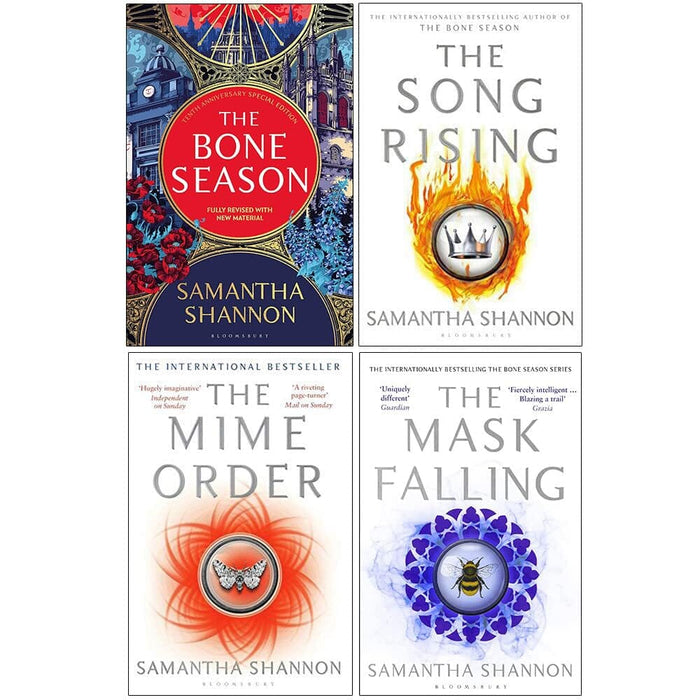 The Bone Season Series By Samantha Shannon 4 Books Collection Set - Fiction - Paperback Fiction Bloomsbury Publishing PLC