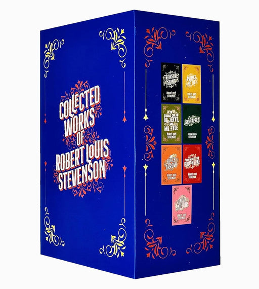 Collected Works of Robert Louis Stevenson 7 Books Collection Boxed Set - Non Fiction - Paperback Fiction Wilco Books