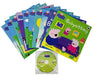 Peppa Pig Collection 10 Books Set in a Lime Bag with an Audio CD - Ages 0-5 - Paperback 0-5 Penguin Random House