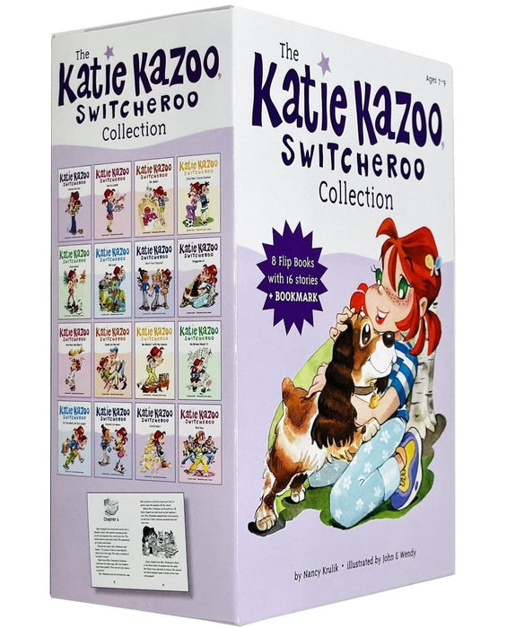 The Katie Kazoo Switcheroo 8 Flips Books With 16 Stories Collection Box Set Plus Bookmark - Ages 7-9 - Paperback 7-9 Penguin