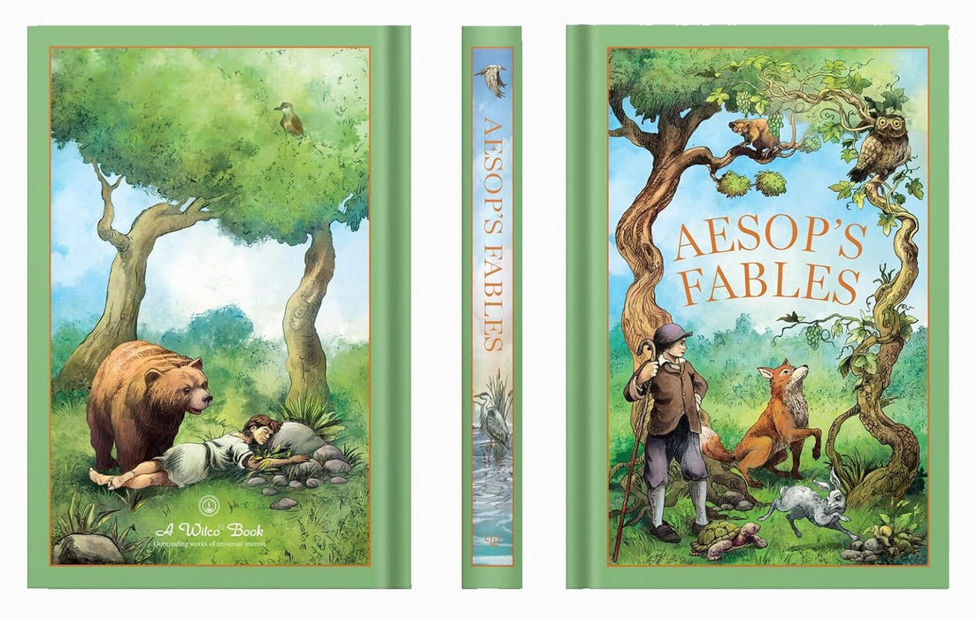 Aesop's Fables By Aesop - Ages 14+ - Leather Bound/Hardback Fiction Wilco Books