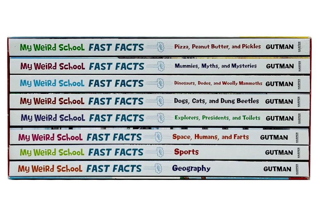 My Weird School Fast Facts By Dan Gutman: 8 Books Collection Box Set - Ages 6-10 - Paperback 7-9 HarperCollins Publishers