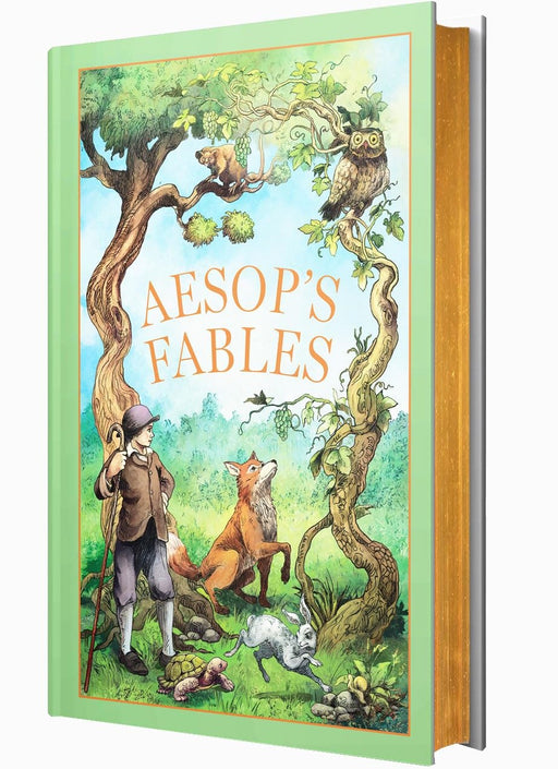 Aesop's Fables By Aesop - Ages 14+ - Leather Bound/Hardback Fiction Wilco Books