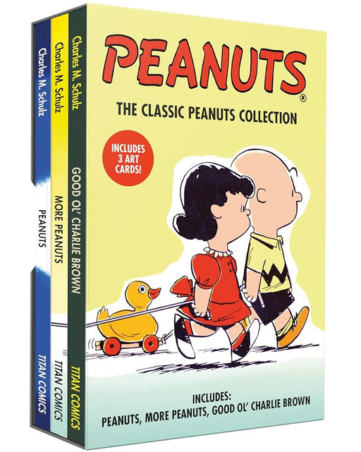 Peanuts: The Classic Collection (Includes 3 Art Cards!) 3 Books Boxed Set - Ages 4-8 - Paperback 7-9 Titan Comics