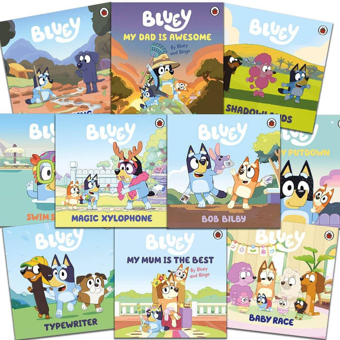 Bluey Kids Collection: 10 Picture Books Set - Ages 3+ - Paperback 0-5 Penguin