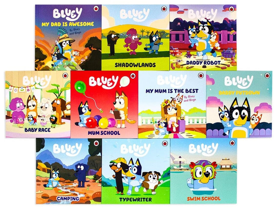 Bluey Gotta Be Done! 10 Picture Books Collection Box Set - Ages 3-7 - Paperback 5-7 Penguin