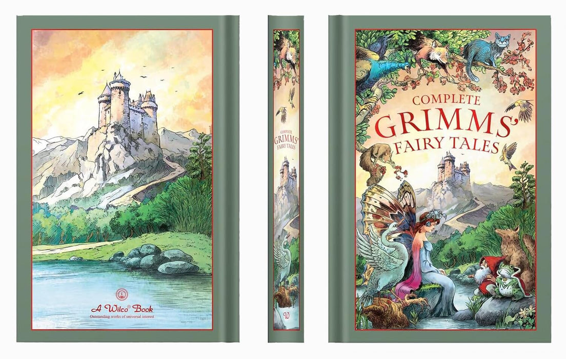 Complete Grimm's Fairy Tales By Brothers Grimm - Ages 14+ - Leather Bound/Hardback Fiction Wilco Books