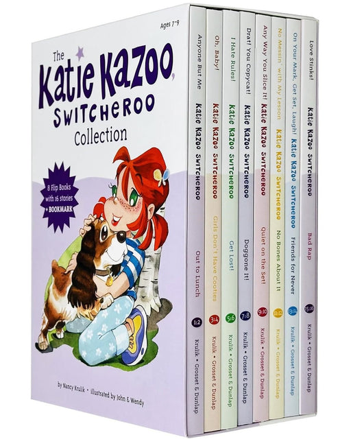 The Katie Kazoo Switcheroo 8 Flips Books With 16 Stories Collection Box Set Plus Bookmark - Ages 7-9 - Paperback 7-9 Penguin