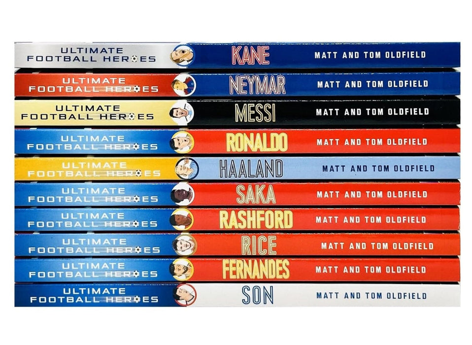 Ultimate Football Heroes Series 1 Collection 10 Books Set By Matt Oldfield, Tom Oldfield - Ages 7+ - Paperback 7-9 Bonnier Books Ltd