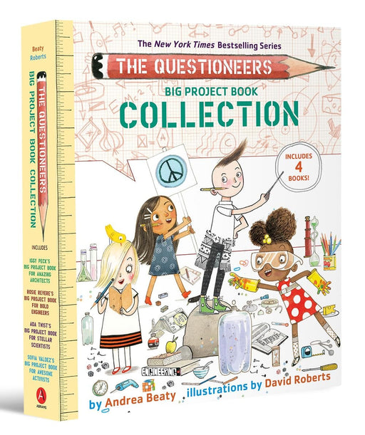 The Questioneers Big Project by Andrea Beaty 4 Books Collection Set - Ages 4-8 - Paperback 5-7 Abrams