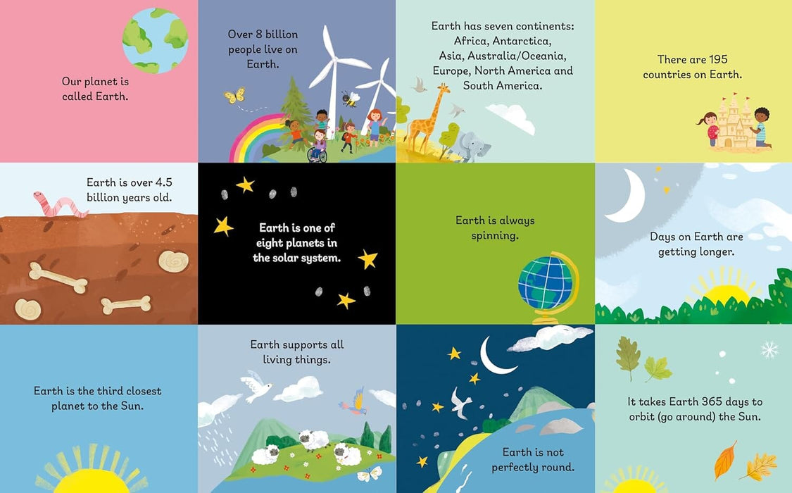 100 First Facts: Exploring our Planet Picture Book By Sweet Cherry Publishing - Ages 5-7 - Board Book 5-7 Sweet Cherry Publishing