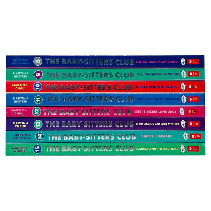 The Baby-Sitters Club Graphic Novels (Book 8-15) by Ann M. Martin: 8 Books Collection Set - Ages 8-12 - Paperback 9-14 Scholastic