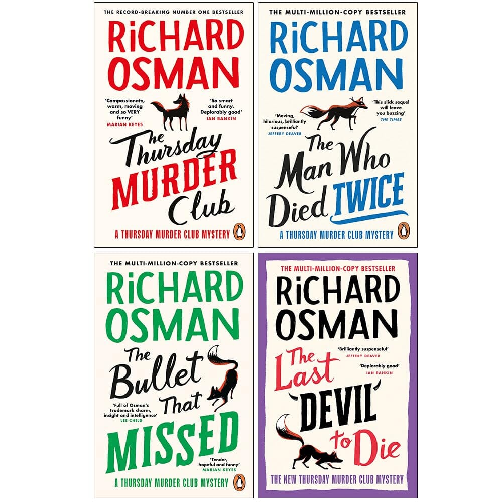 Thursday Murder Club by Richard Osman 4 Books Collection Set - Fiction ...