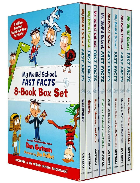 My Weird School Fast Facts By Dan Gutman: 8 Books Collection Box Set - Ages 6-10 - Paperback 7-9 HarperCollins Publishers