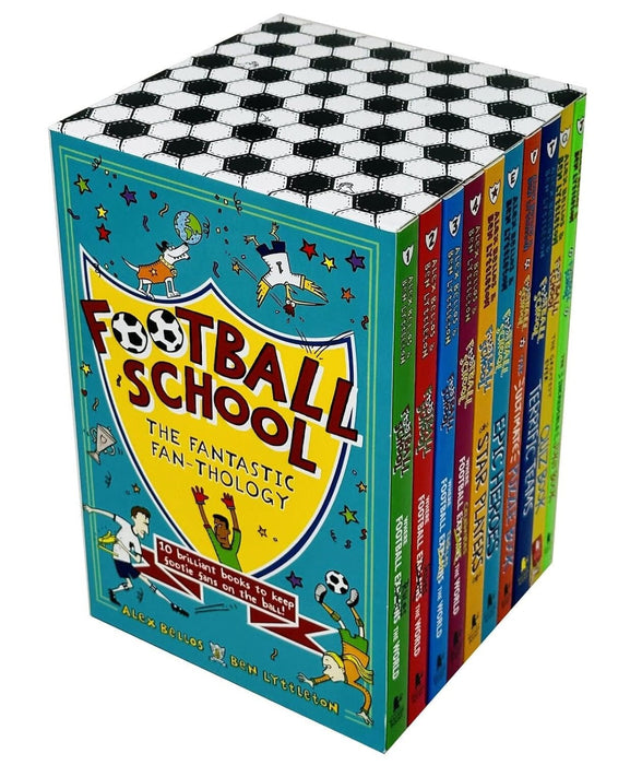 Football School The Fantastic Fan-Thology By Alex Bellos & Ben Lyttleton illustrated 10 Books Collection Box Set - Ages 7+ - Paperback 7-9 Walker Books Ltd