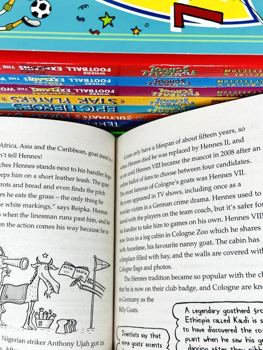 Football School The Fantastic Fan-Thology By Alex Bellos & Ben Lyttleton illustrated 10 Books Collection Box Set - Ages 7+ - Paperback 7-9 Walker Books Ltd