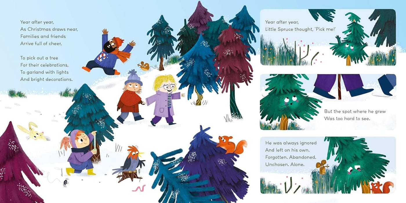 Little Spruce: A tiny tree’s BIG Christmas adventure Picture Book! (with Free Audio Book): By Sital Gorasia Chapman - Ages 3-6 - Paperback 3-5 Sweet Cherry Publishing