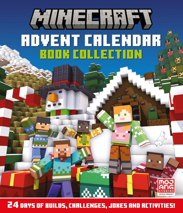 Minecraft Advent Calendar: 24 Days of Builds, Challenges, Jokes and Activities: 24 Mini Book Collection - Ages 6+ - Hardback/Paperback 5-7 Harpercollins Publisher