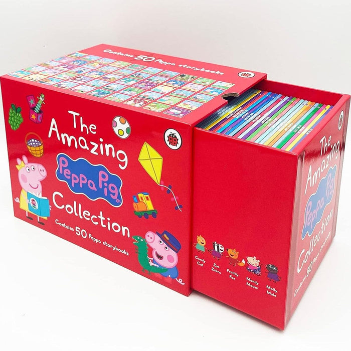 The Amazing Peppa Pig Collection 50 Books Box Set By Ladybird - Ages 3+ - Paperback 0-5 Penguin Random House Children's UK