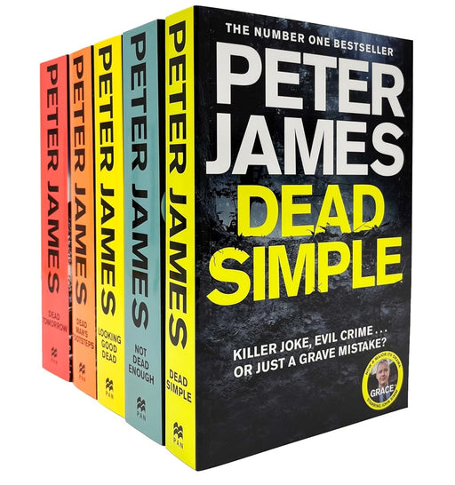 Roy Grace Series (Book 1-5) By Peter James 5 Books Collection Set - Fiction - Paperback Fiction Pan Macmillan