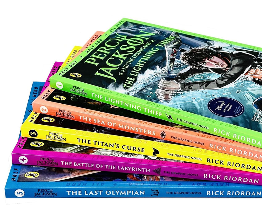 Percy Jackson Graphic Novels By Robert Venditti 1-5 Books Collection Set - Ages 8-15 - Paperback 9-14 Penguin