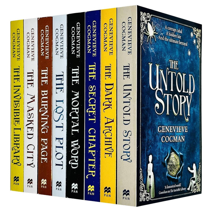 The Invisible Library Series By Genevieve Cogman Complete 8 Books Collection Set - Fiction - Paperback Fiction Pan Macmillan